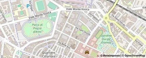 Mappa Modena
