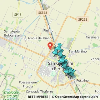 Mappa Via San Bernardino, 40017 San Giovanni In Persiceto BO, Italia (1.9025)