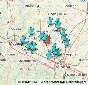 Mappa Via San Bernardino, 40017 San Giovanni In Persiceto BO, Italia (10.813)