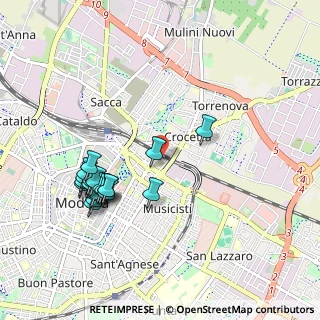 Mappa Piazza Acciaierie Ferriere, 41122 Modena MO, Italia (1.02)