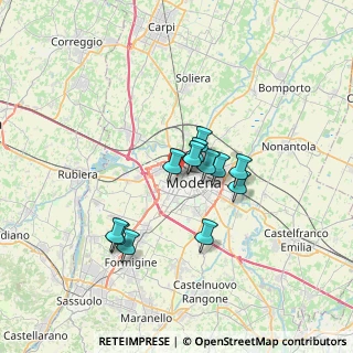 Mappa Viale dell'Autodromo, 41126 Modena MO, Italia (5.21167)