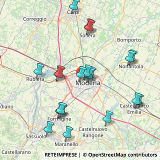 Mappa Viale dell'Autodromo, 41126 Modena MO, Italia (8.826)