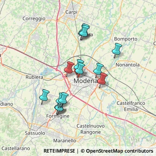 Mappa Viale dell'Autodromo, 41126 Modena MO, Italia (6.796)
