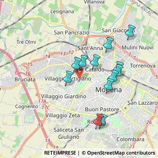 Mappa Viale dell'Autodromo, 41126 Modena MO, Italia (1.79417)