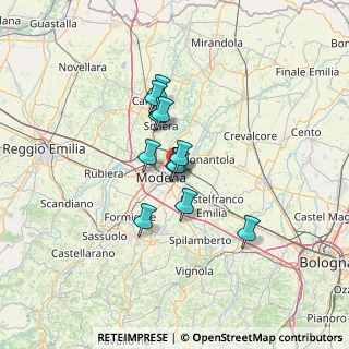 Mappa Via Malavolti, 41122 Modena MO, Italia (9.02455)