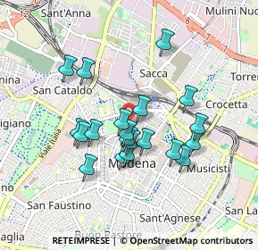 Mappa Viale Achille Fontanelli, 41124 Modena MO, Italia (0.763)