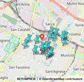 Mappa Viale Achille Fontanelli, 41124 Modena MO, Italia (0.67)