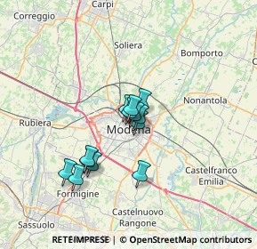 Mappa Viale Achille Fontanelli, 41124 Modena MO, Italia (4.63385)