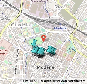 Mappa Viale Achille Fontanelli, 41124 Modena MO, Italia (0.364)