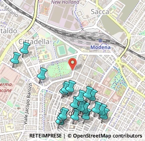 Mappa Viale Achille Fontanelli, 41124 Modena MO, Italia (0.6235)