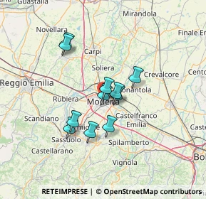 Mappa Viale Achille Fontanelli, 41124 Modena MO, Italia (10.23545)