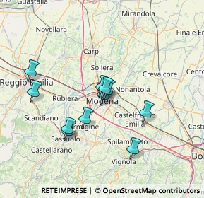 Mappa Viale Achille Fontanelli, 41124 Modena MO, Italia (11.84727)