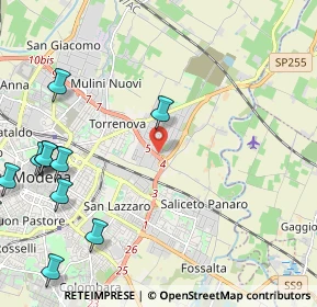Mappa Via Enrico De Nicola, 41122 Modena MO, Italia (3.35231)