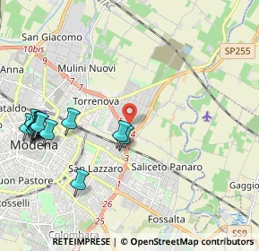 Mappa Via Enrico De Nicola, 41122 Modena MO, Italia (2.55231)