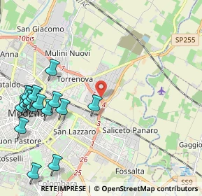 Mappa Via Enrico De Nicola, 41122 Modena MO, Italia (2.78235)