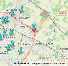 Mappa Via Enrico De Nicola, 41122 Modena MO, Italia (3.09545)