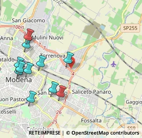 Mappa Via Enrico De Nicola, 41122 Modena MO, Italia (2.37636)