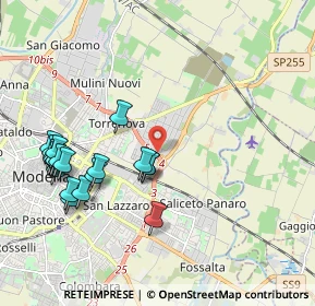 Mappa Via Enrico De Nicola, 41122 Modena MO, Italia (2.2455)