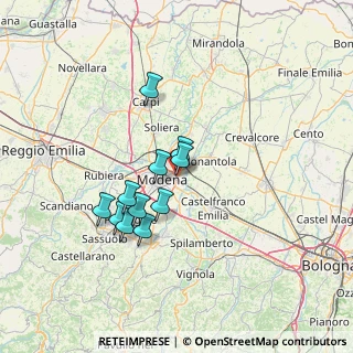 Mappa Via Enrico De Nicola, 41122 Modena MO, Italia (11.46)