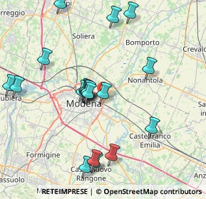 Mappa Via Enrico De Nicola, 41122 Modena MO, Italia (8.061)