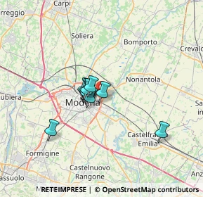 Mappa Via Enrico De Nicola, 41122 Modena MO, Italia (4.10727)