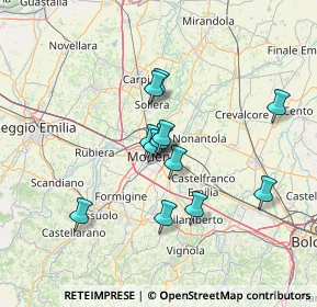 Mappa Viale Ciro Menotti, 41122 Modena MO, Italia (11.15417)