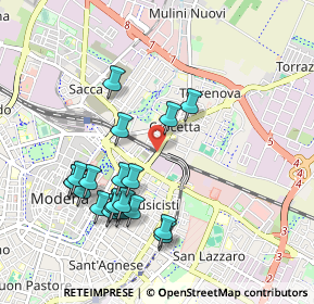 Mappa Viale Ciro Menotti, 41122 Modena MO, Italia (0.9835)