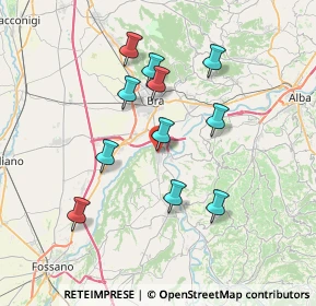 Mappa Via Guglielmo Marconi, 12062 Cherasco CN, Italia (6.68545)