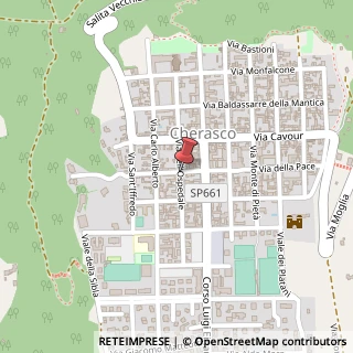 Mappa Via Guglielmo Marconi,  9, 12062 Cherasco, Cuneo (Piemonte)