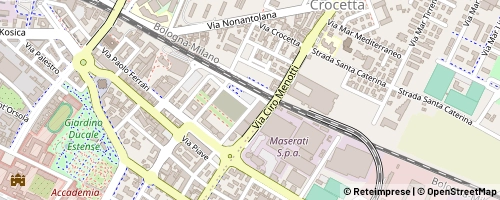 Mappa Modena