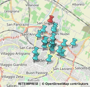 Mappa Stradello Soratore, 41122 Modena MO, Italia (1.139)