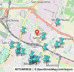 Mappa Stradello Soratore, 41122 Modena MO, Italia (1.3105)