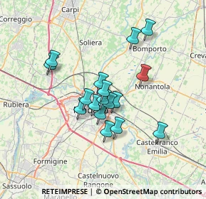 Mappa Via Stelvio, 41122 Modena MO, Italia (5.40765)