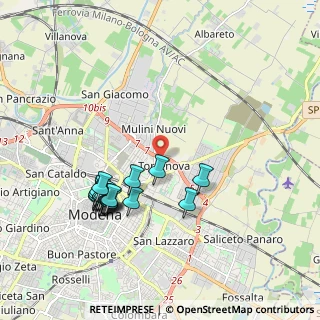 Mappa Via Stelvio, 41122 Modena MO, Italia (1.9955)