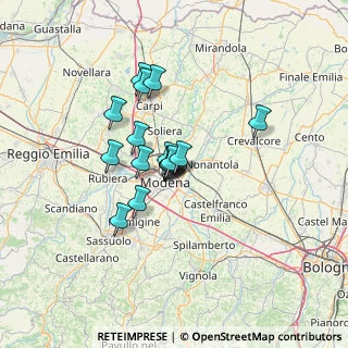 Mappa Via Stelvio, 41122 Modena MO, Italia (9.16353)