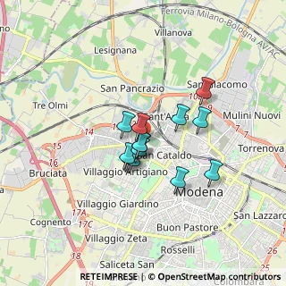 Mappa Via Sem Benelli, 41123 Modena MO, Italia (1.13692)