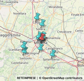 Mappa Via Achille Grandi, 41122 Modena MO, Italia (8.12167)