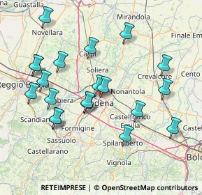 Mappa Via Achille Grandi, 41122 Modena MO, Italia (16.225)