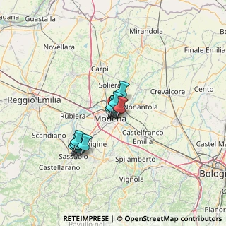 Mappa Via Achille Grandi, 41122 Modena MO, Italia (9.34538)