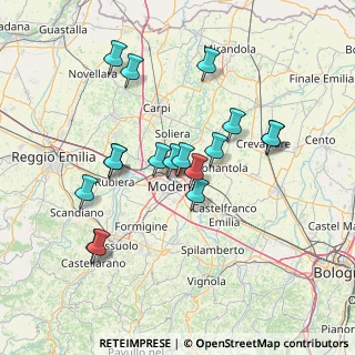 Mappa Via Achille Grandi, 41122 Modena MO, Italia (13.53941)
