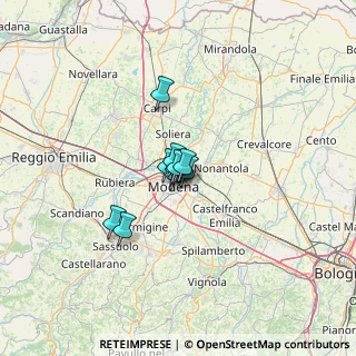 Mappa Via Achille Grandi, 41122 Modena MO, Italia (6.05364)