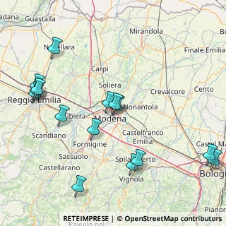 Mappa Via Achille Grandi, 41122 Modena MO, Italia (19.55533)