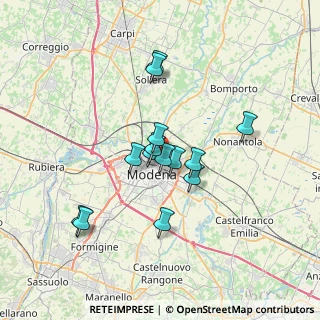 Mappa Via Achille Grandi, 41122 Modena MO, Italia (5.64071)