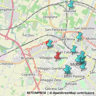 Mappa Via Cecco Angiolieri, 41123 Modena MO, Italia (2.74333)