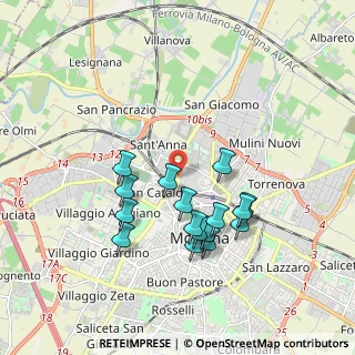 Mappa Viale Enrico Cialdini, 41122 Modena MO, Italia (1.71813)