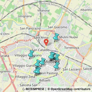 Mappa Viale Enrico Cialdini, 41122 Modena MO, Italia (2.01727)