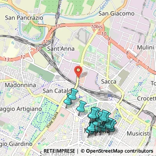 Mappa Viale Enrico Cialdini, 41122 Modena MO, Italia (1.4795)