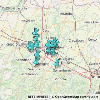 Mappa Viale Enrico Cialdini, 41122 Modena MO, Italia (9.21067)