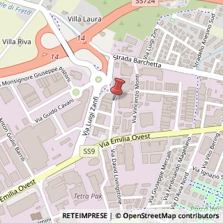 Mappa Via Pier Paolo Pasolini, 23, 41123 Modena, Modena (Emilia Romagna)