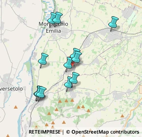 Mappa Via M. Ferrari, 42021 Bibbiano RE, Italia (3.47)